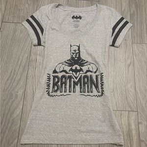 Batman Light Gray Tee with Black Graphic